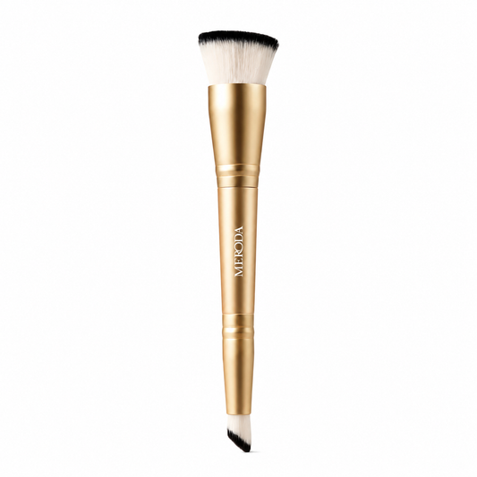 Meroda Pinceau 2-en-1 Build &amp; Conceal – Fond de teint &amp; anticernes