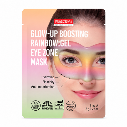 Purederm Glow-Up Boosting Rainbow – Masque Gel Contour des Yeux – 8 g