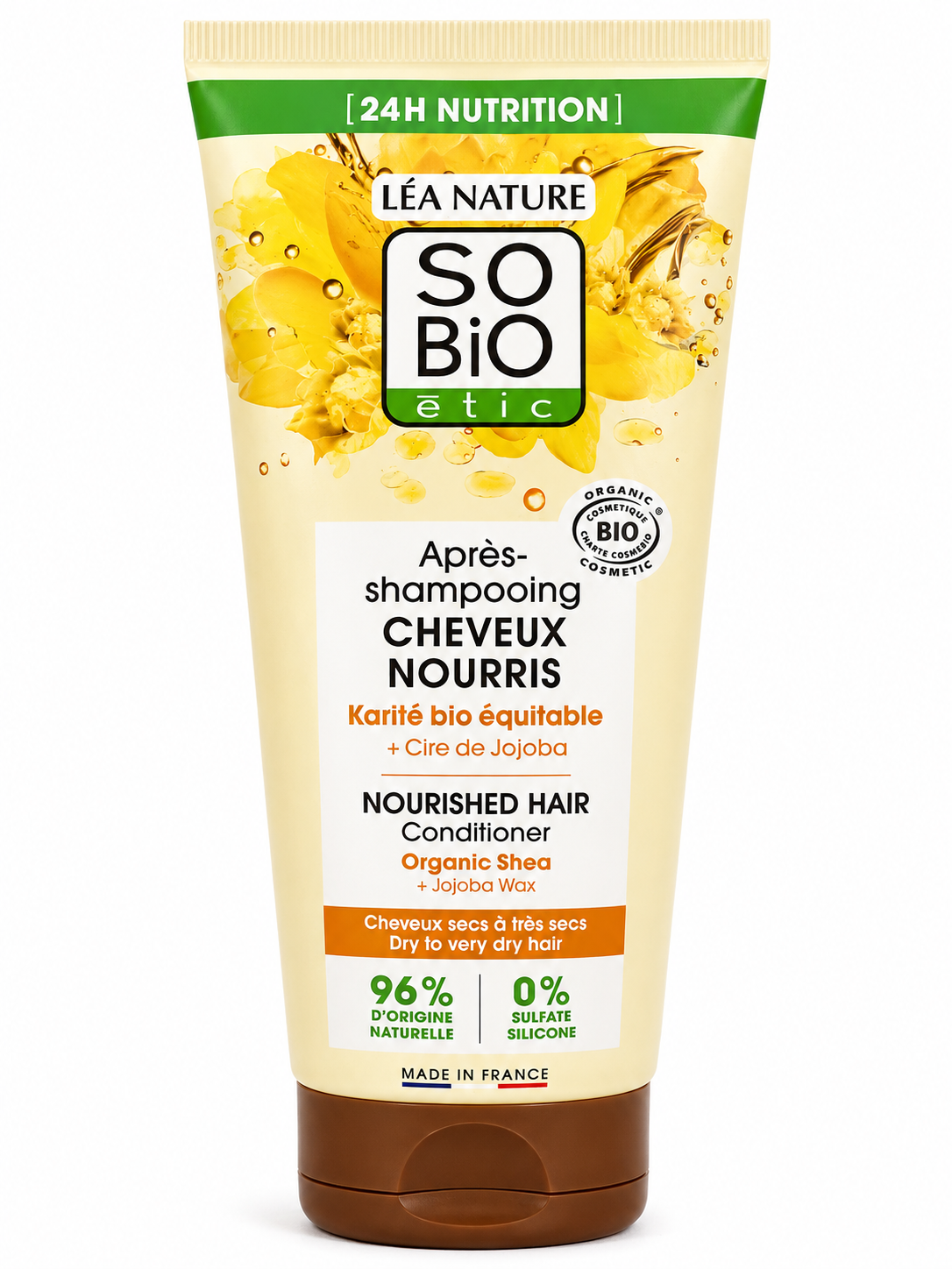 SO’BiO étic – Après-shampooing Cheveux Nourris Karité – 200 ml
