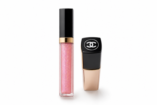 Chanel Gloss Lèvres Rose Pailleté – Cristal Authentique – Sans Packaging ni Étiquette