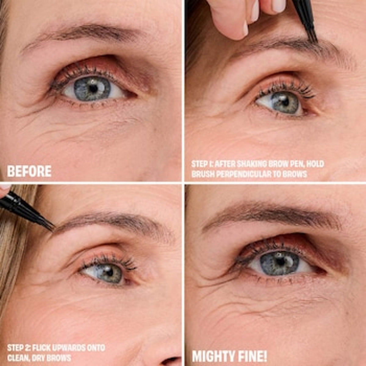 Benefit Cosmetics Mighty Fine Brow Pen – Crayon Sourcils Waterproof Teinte 3.75 0,5 ml