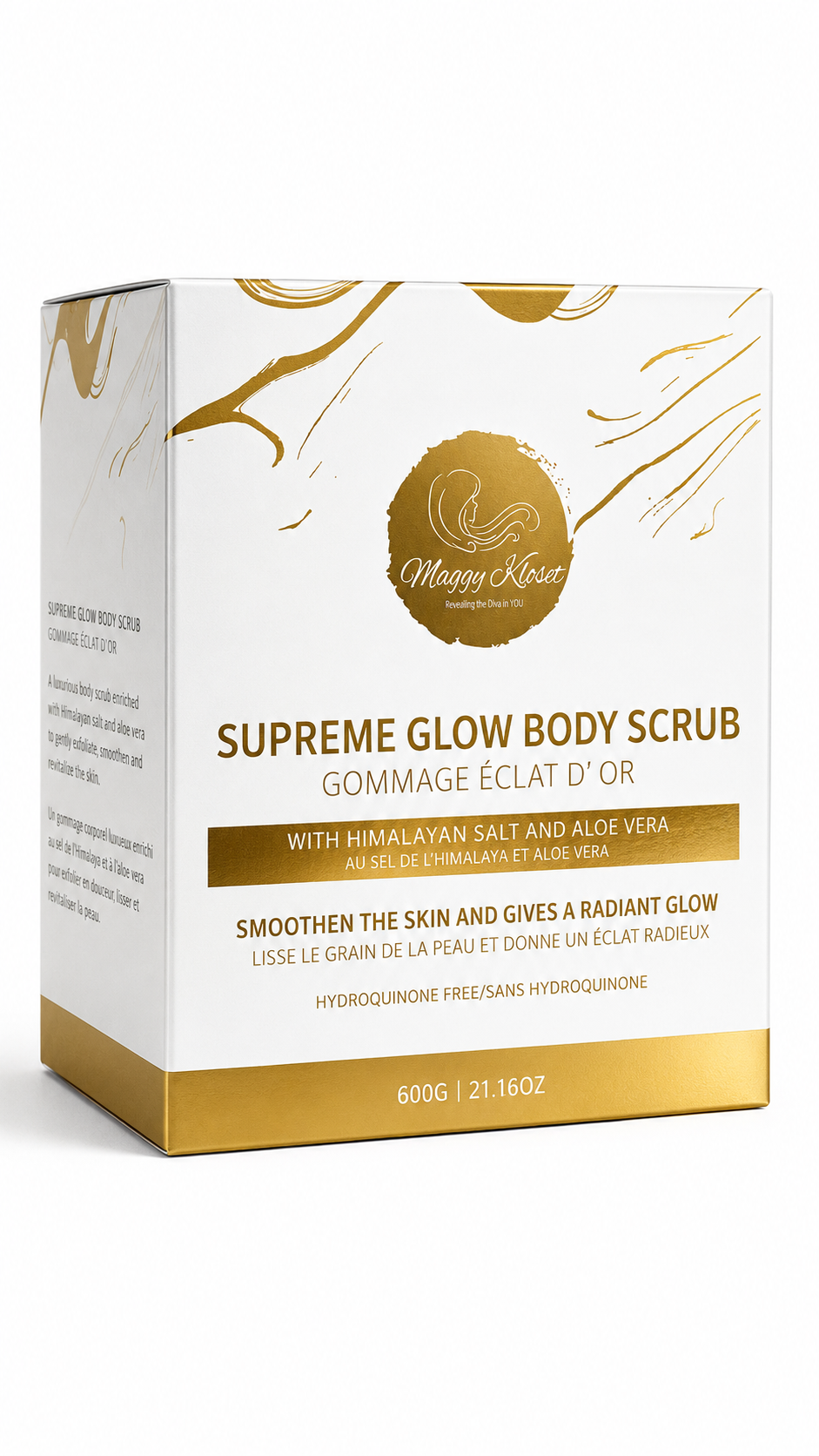 Maggy Kloset Beauty SH Gommage Éclat d'Or / NOUVEAU FORMAT 600G