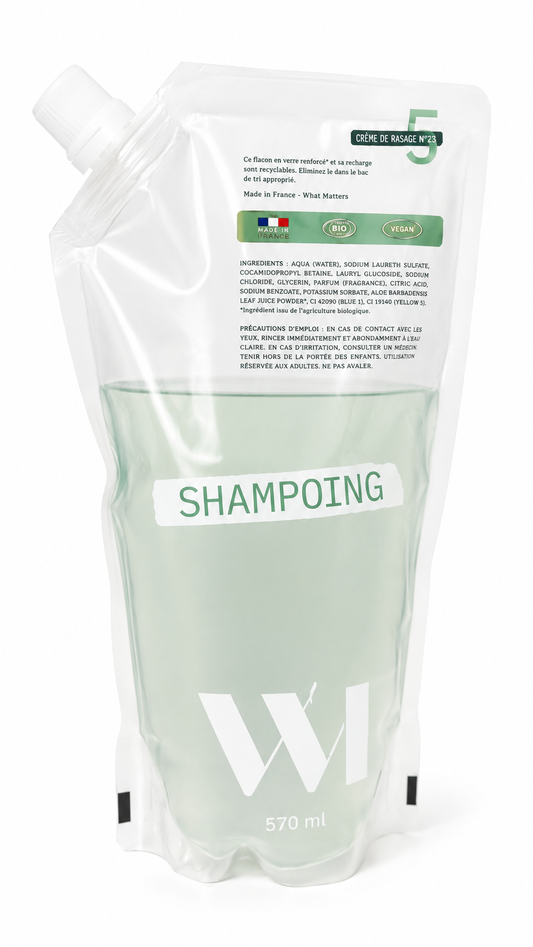 What Matters Éco-Recharge Shampoing Jasmin Amande 570 ml