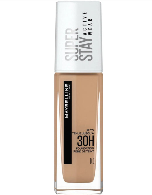 MAYBELLINE NEW YORK Fond de Teint Superstay 30H 30ml teinte 10 ivoire