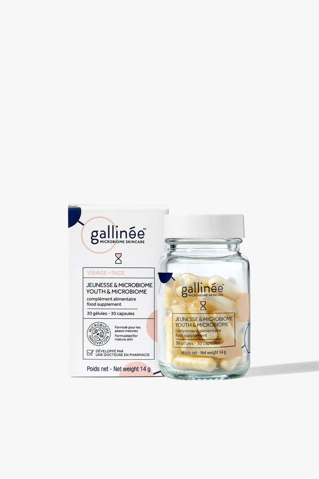 Gallinée Calme & Microbiome – 30 gélules