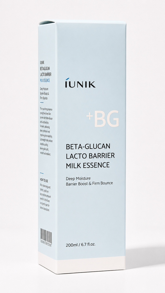 iUNIK - Beta-Glucan Lacto Barrier Milk Essence - Essence barrière 200ml