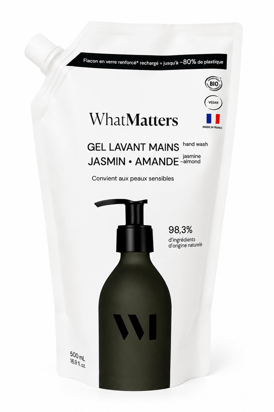 What Matters Recharge Gel Lavant Mains Jasmin - Amande 500ml