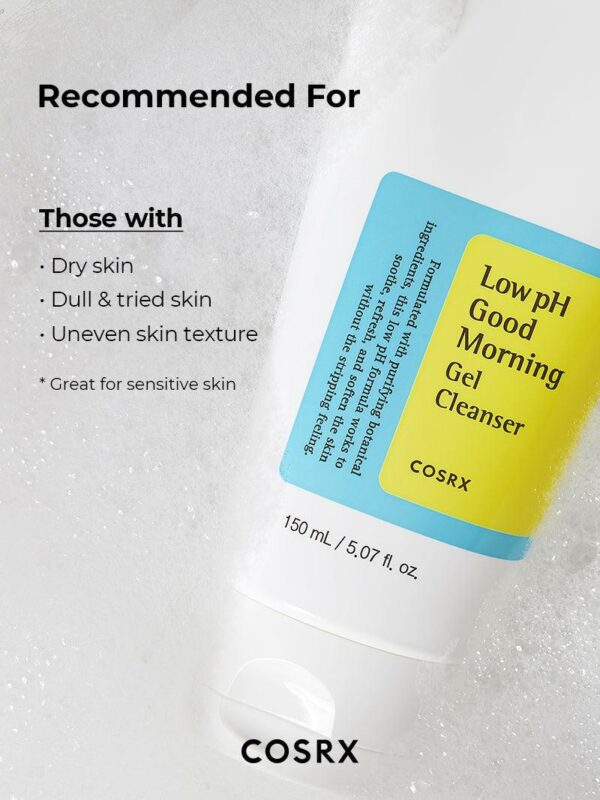 COSRX Gel nettoyant doux au pH légèrement acide.150ml